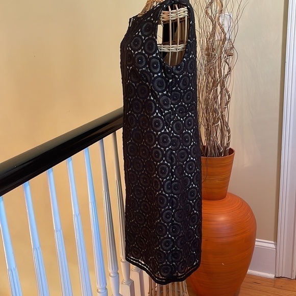 Douglas Hannant made in USA. Black dress with gold lining - Picture 4 of 12